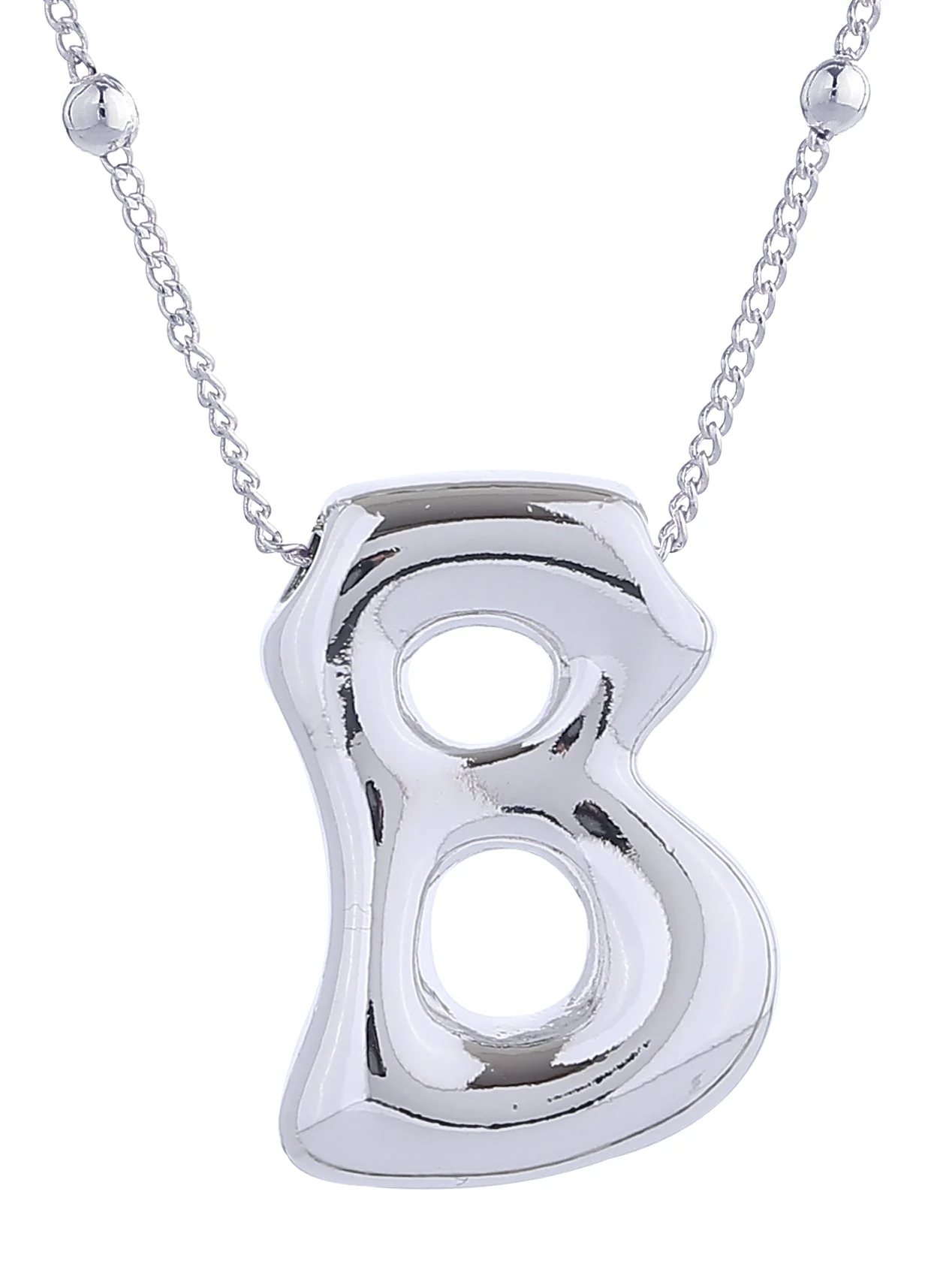 14K Gold Dipped Bold Initial Necklace - Image 4