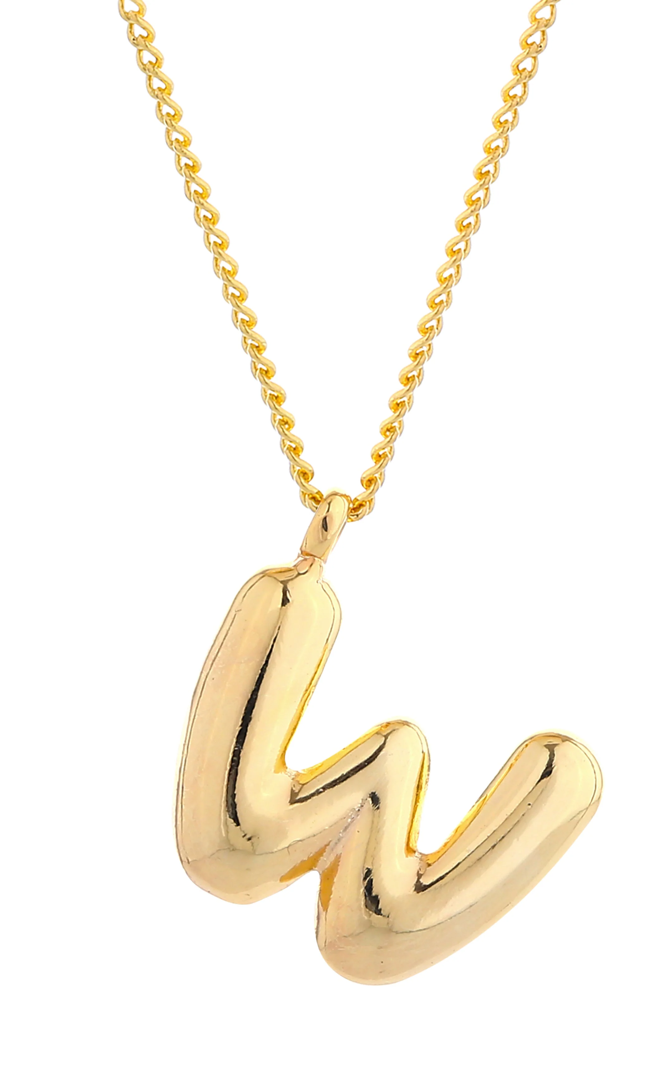 14K Gold Dipped Mini Bold initial Necklace - Image 23