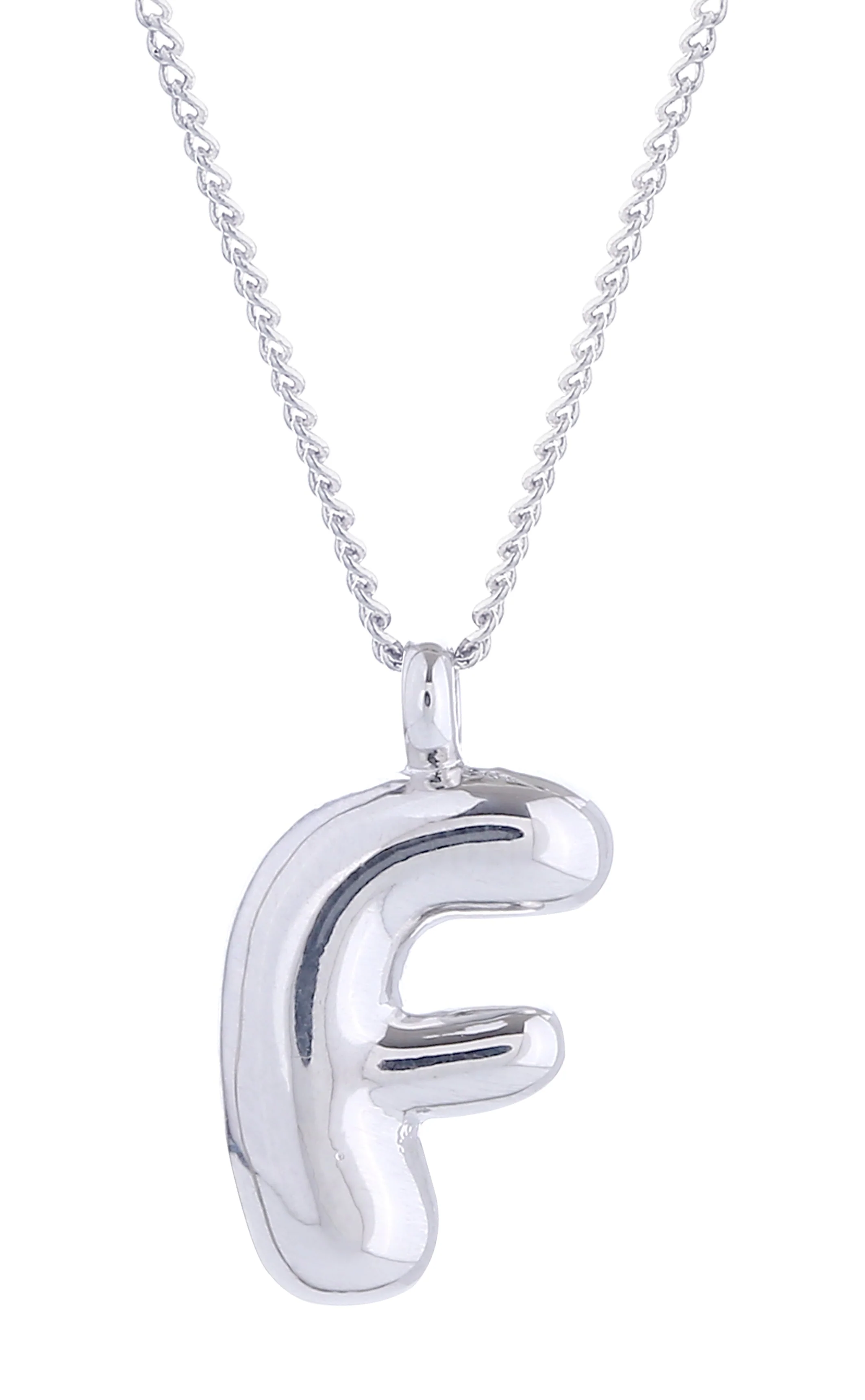 14K Gold Dipped Mini Bold Initial Necklace - Image 8
