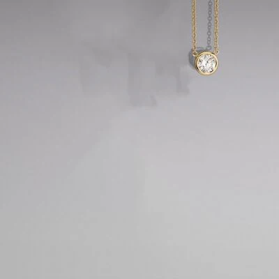 18K Gold-Plated Stainless Steel Pendant Necklace - Image 5