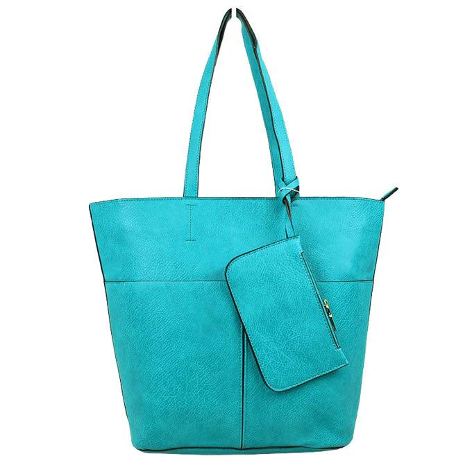 3 In 1 Large Soft Faux Leather Womens Tote Handbags