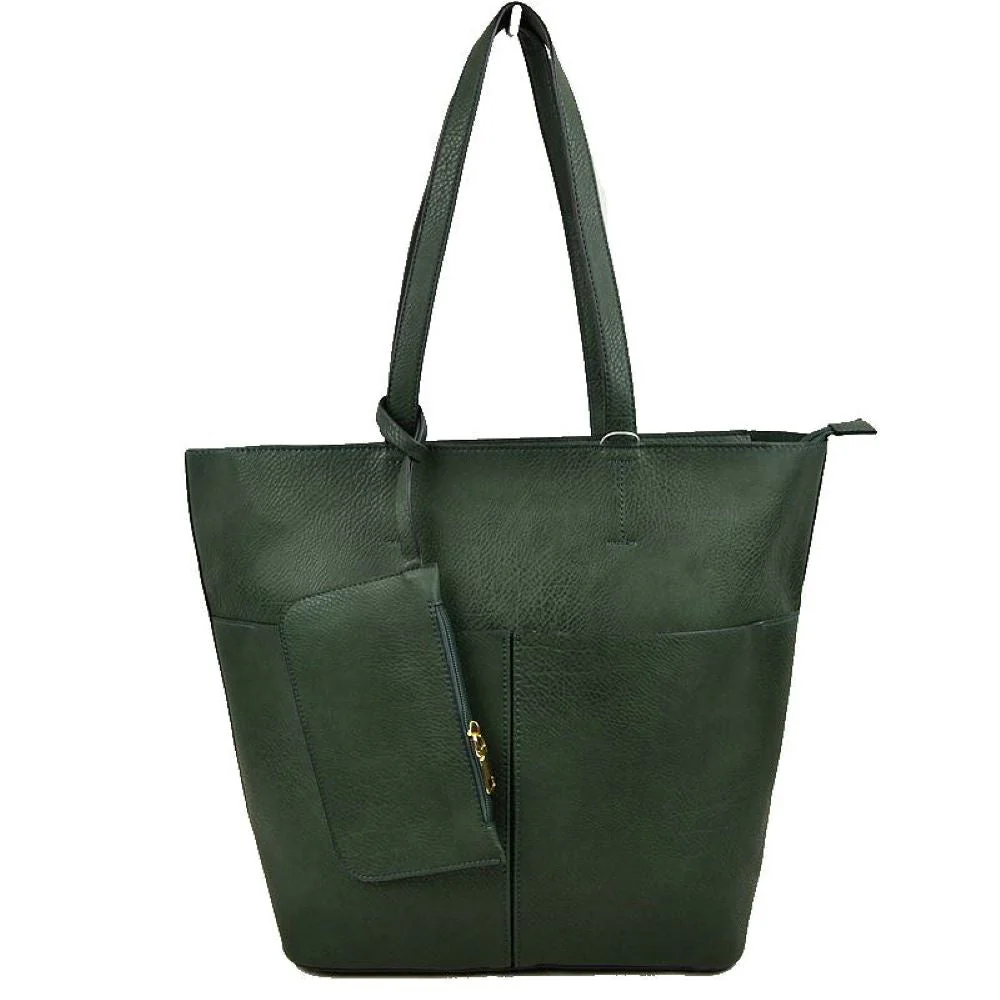 3 In 1 Large Soft Faux Leather Womens Tote Handbags - Image 23