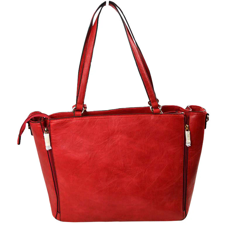 3 in 1 Side Zipper Women's Tote Handbag set - Image 13