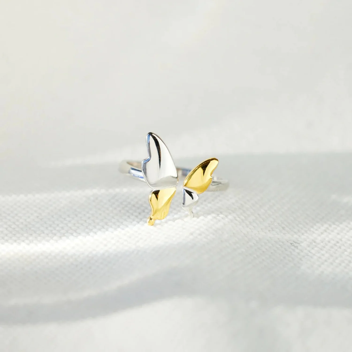 925 Sterling Silver Butterfly Ring - Image 4