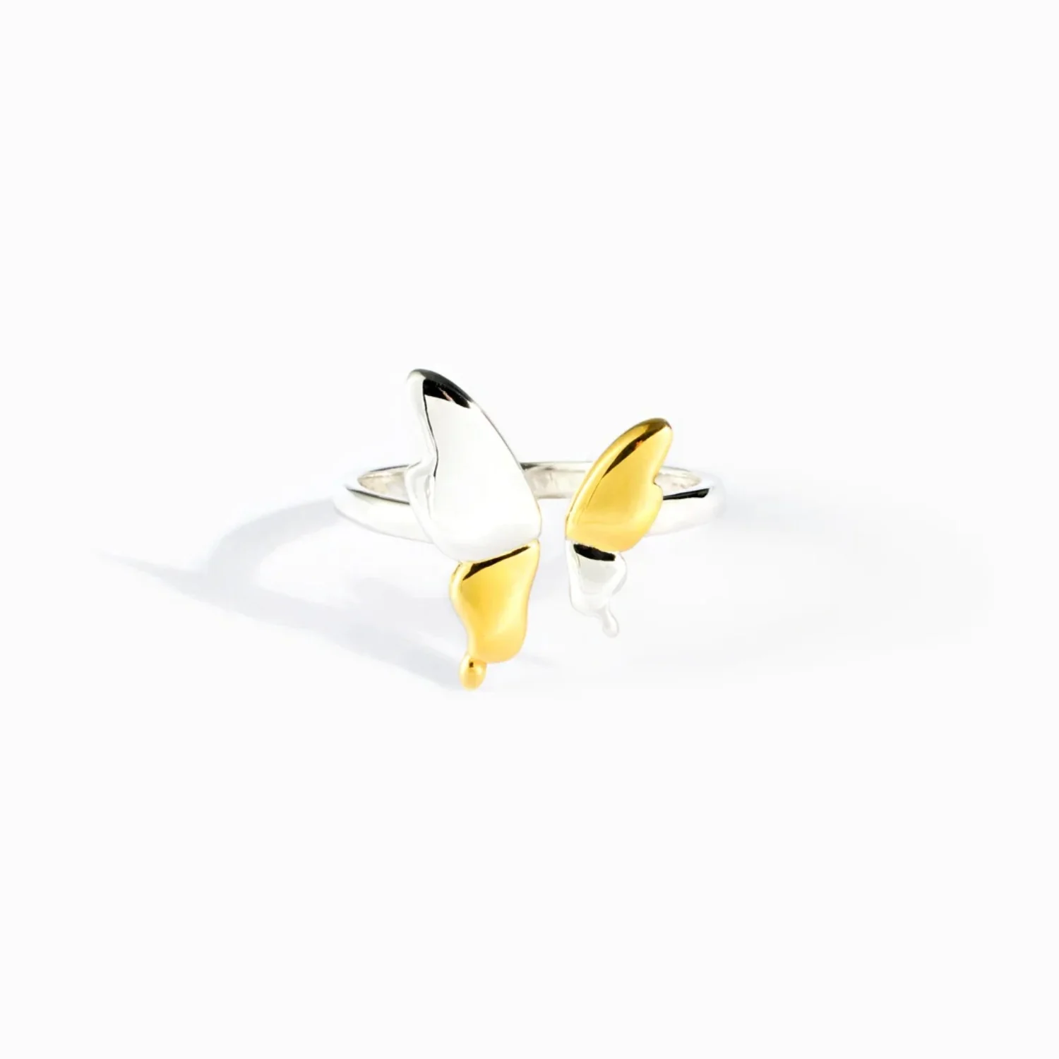 925 Sterling Silver Butterfly Ring - Image 5