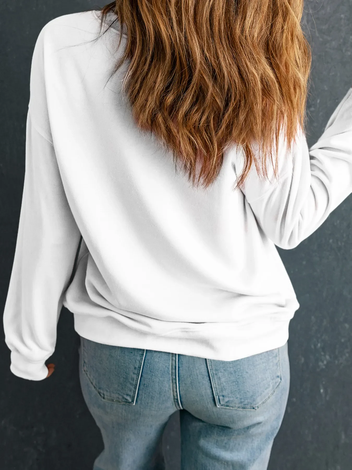 Ace Card Cowboy Graphic Long Sleeve Sweatshirt - Image 3