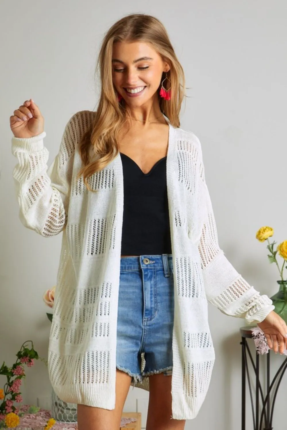 ADORA Lightweight Sweater Knit Cardigan - Image 2