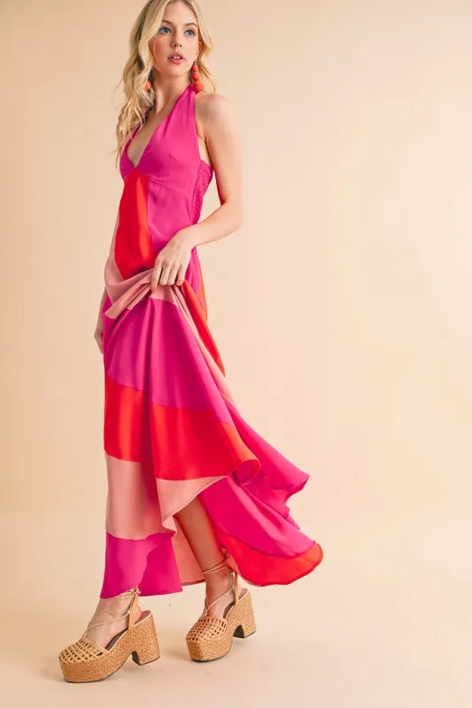 Aemi+Co Color Block Sleeveless Maxi Dress - Image 13