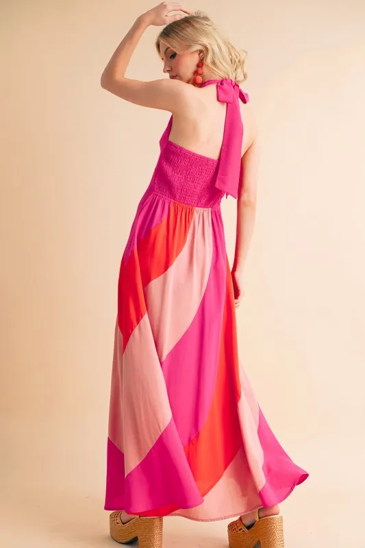 Aemi+Co Color Block Sleeveless Maxi Dress - Image 16