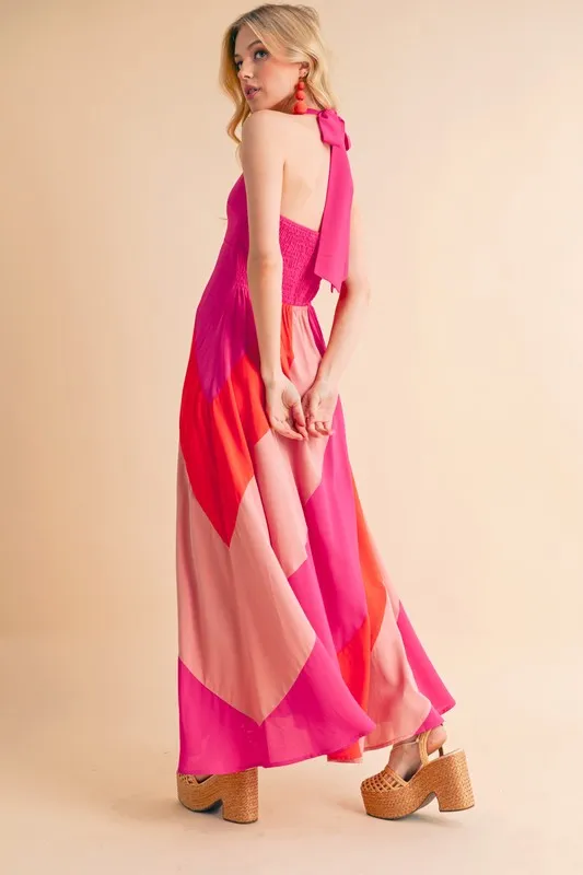 Aemi+Co Color Block Sleeveless Maxi Dress - Image 17