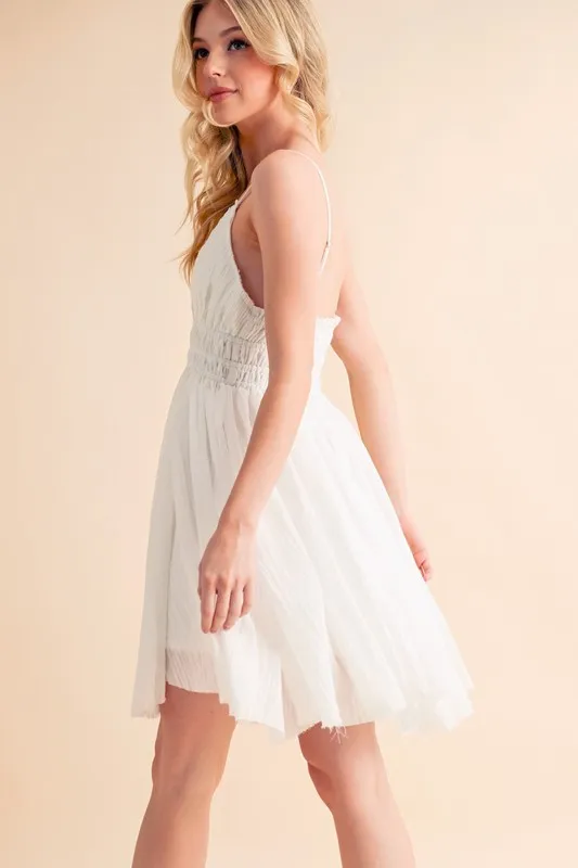 Aemi+Co Lace Detail Mini Cami Dress - Image 10