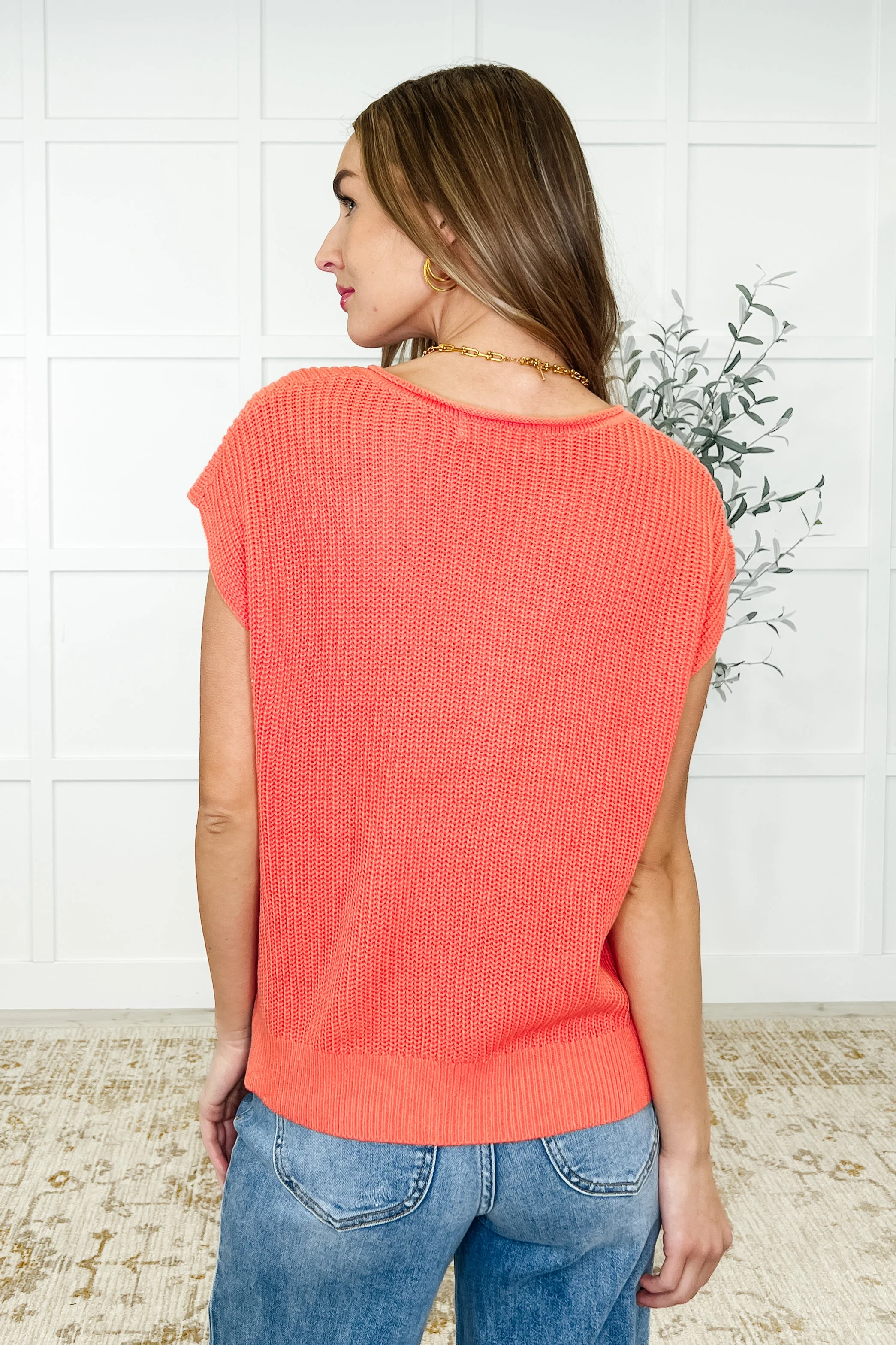All Things Considered Sleeveless Knit Top - Image 4
