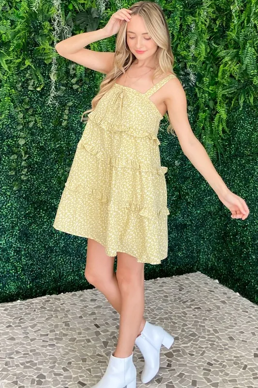 And The Why Ruffle Detailed Floral Babydoll Dress - Image 4