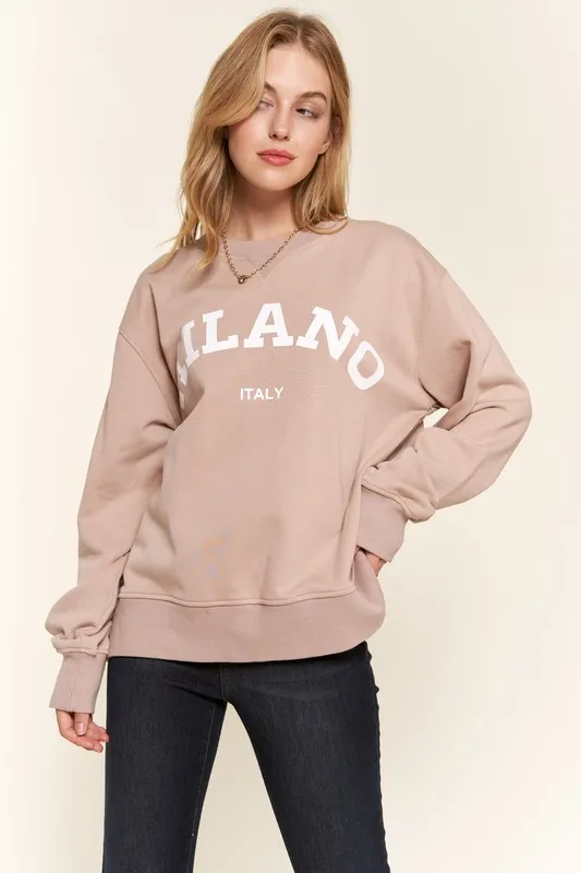 And The Why Washed Milano Pullover Sweatshirt - Image 5