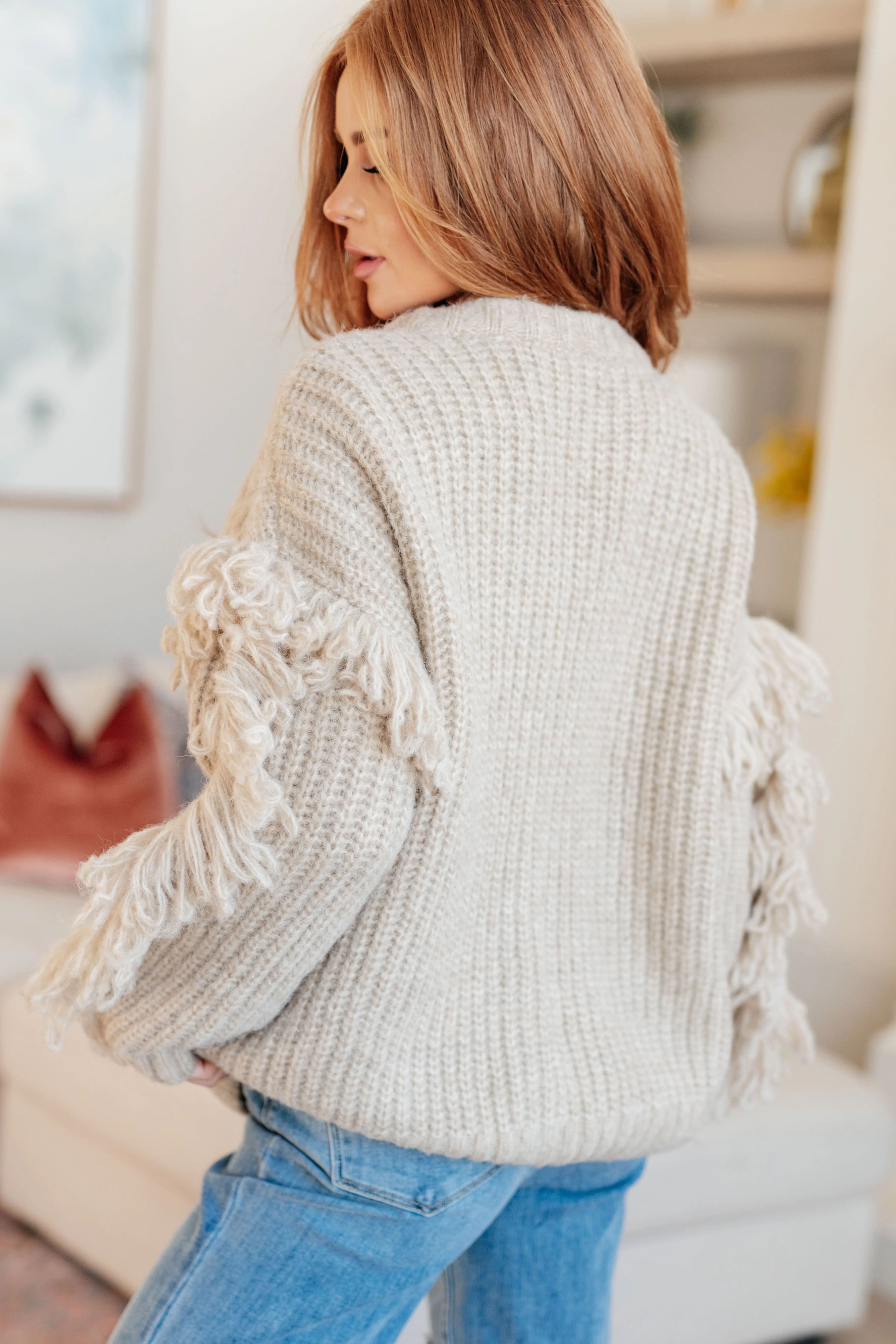 Ask Me About It Fringe Cardigan - Image 10