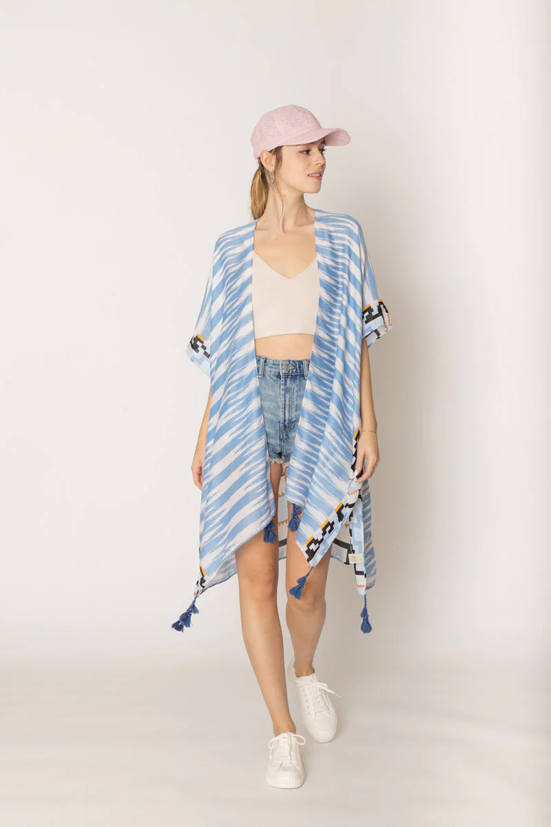 Aztec Print Kimono - Image 3