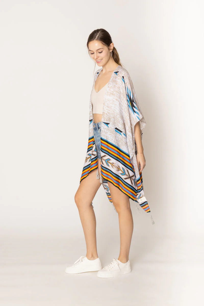 Aztec Print Kimono - Image 5