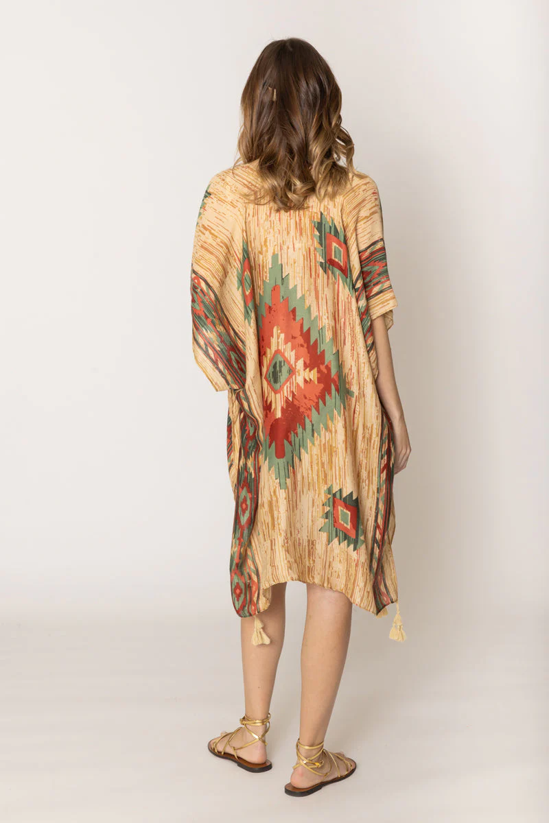 Aztec Print Kimono - Image 6