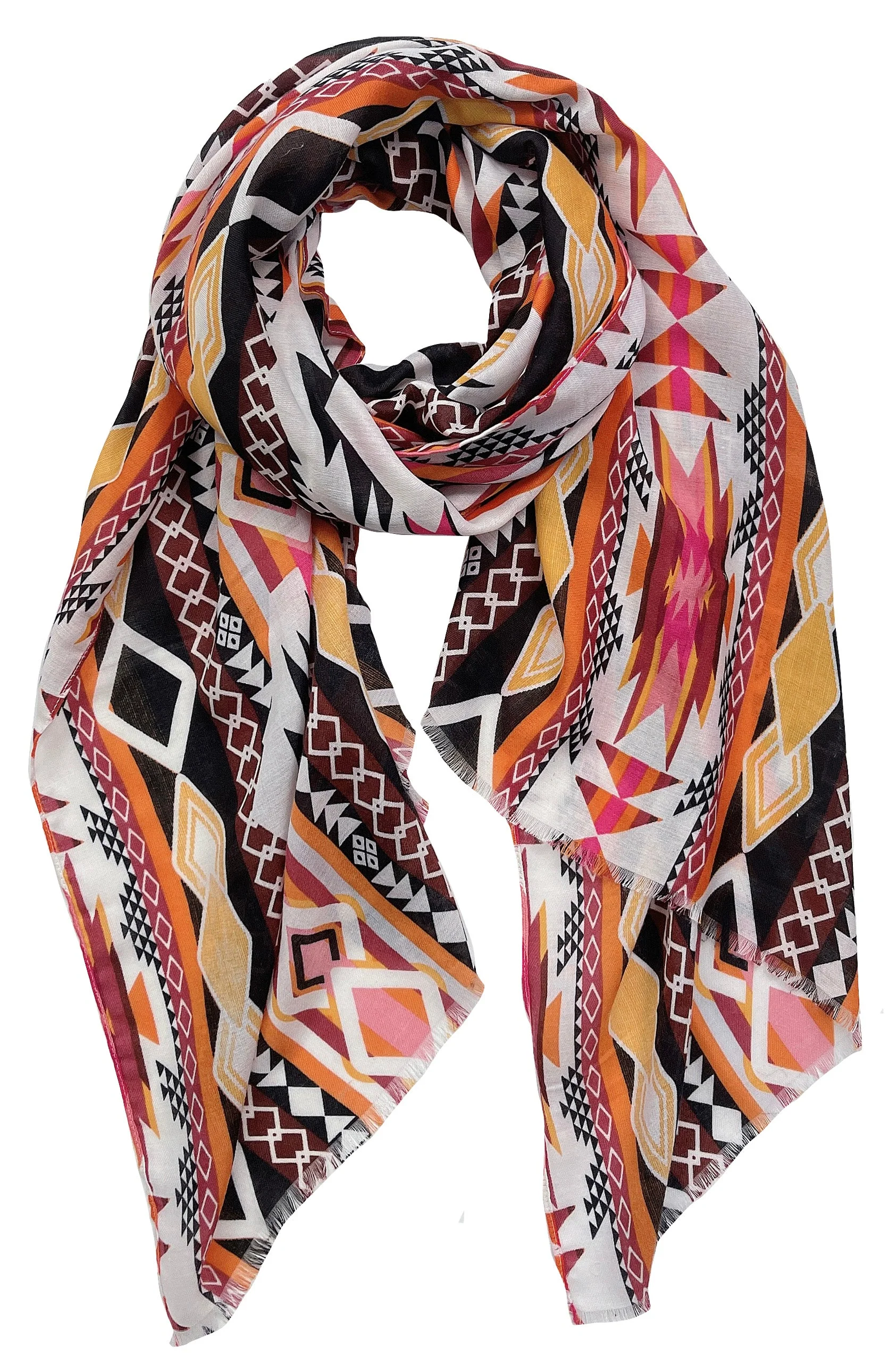 Aztec Print Scarf - Image 3