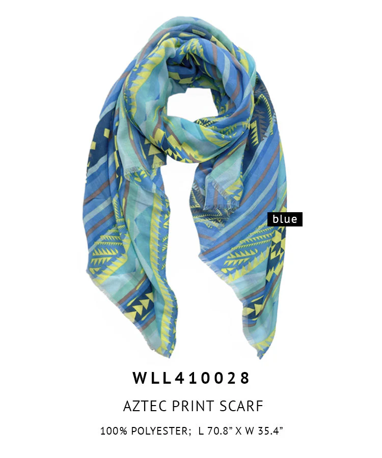 Aztec Print Scarf - Image 3