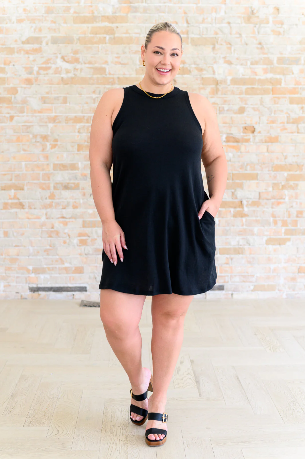 Back it Up Crisscross Cut-Out Back Dress - Image 2
