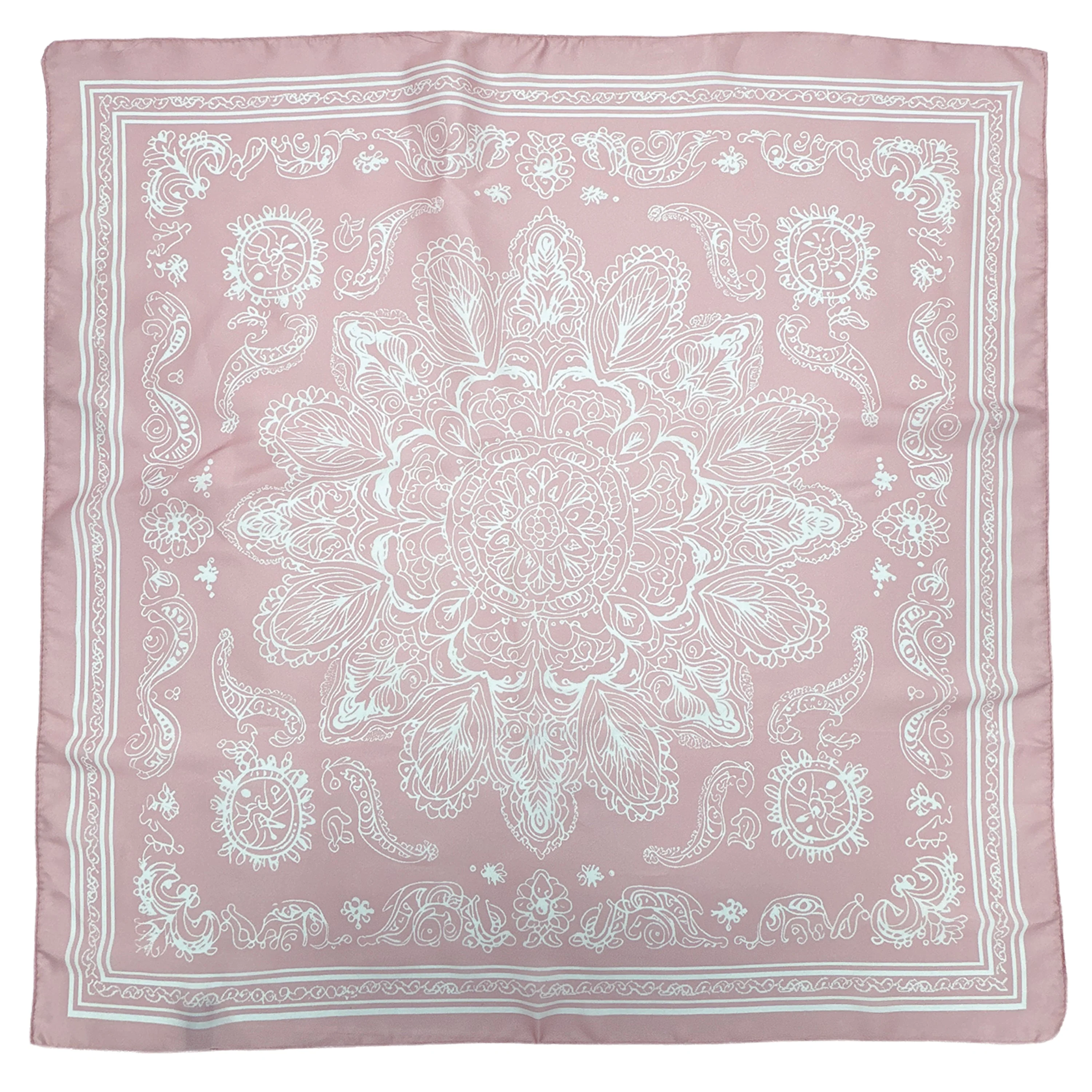 Bandana Print Square Scarf - Image 4