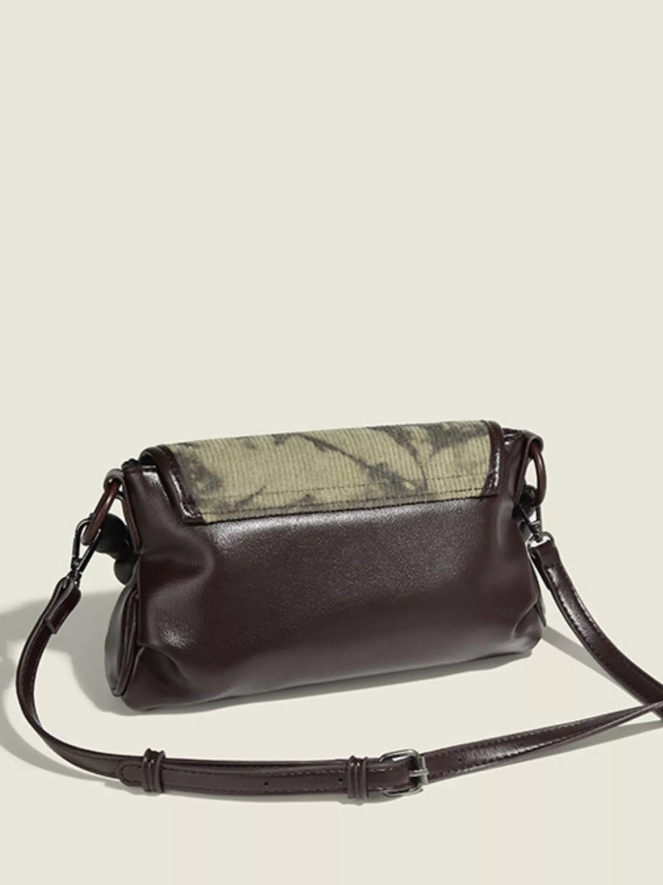 Beaded Handle Flap Shoulder Bag - Image 7