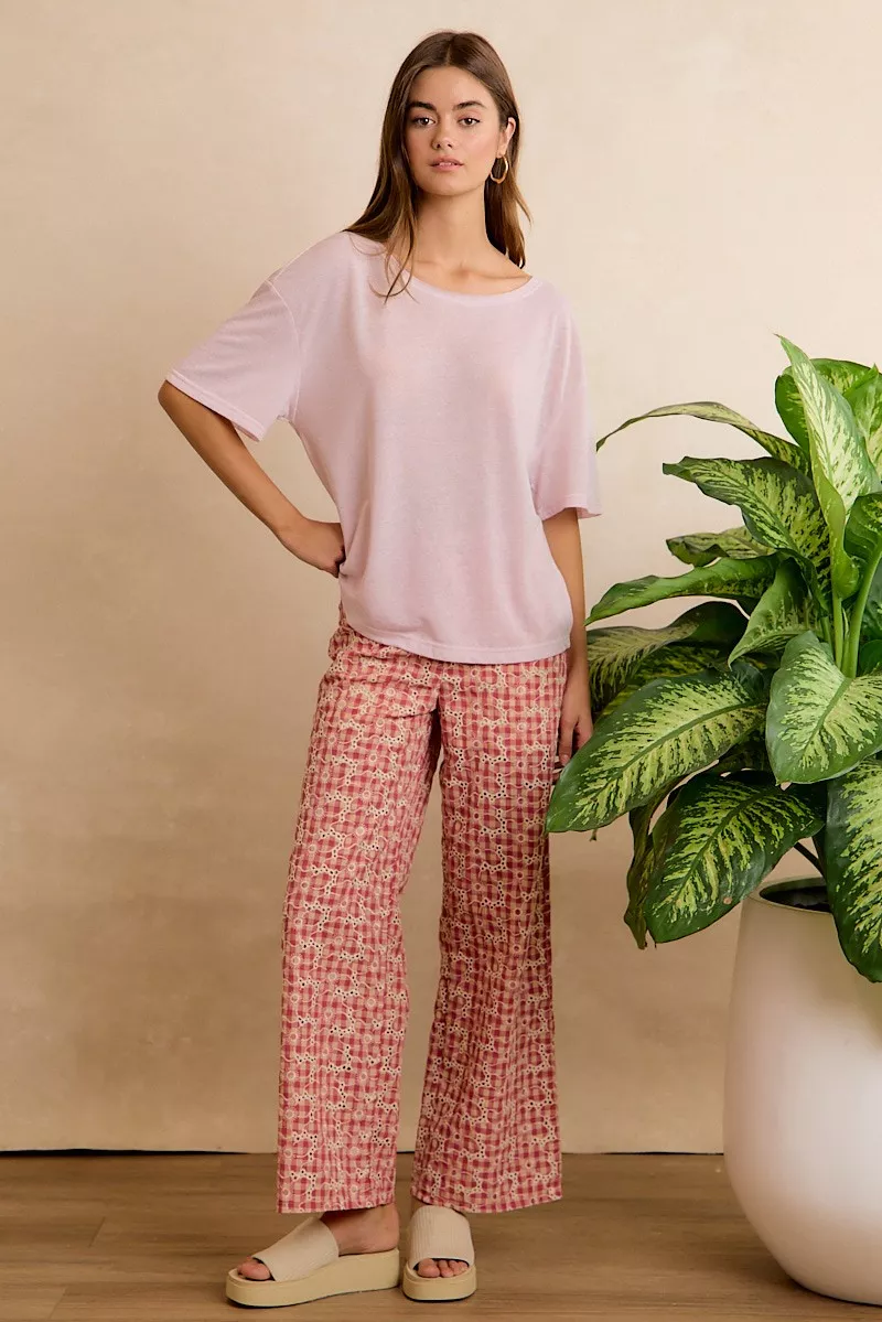 BiBi Solid Jersey Relaxed Fit Short Sleeves Pocket Top - Image 11