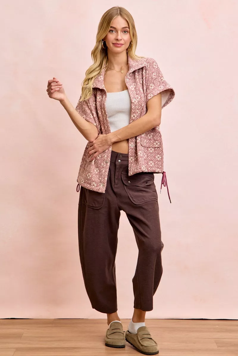 BiBi Washed Terry Pants with Pockets - Image 13