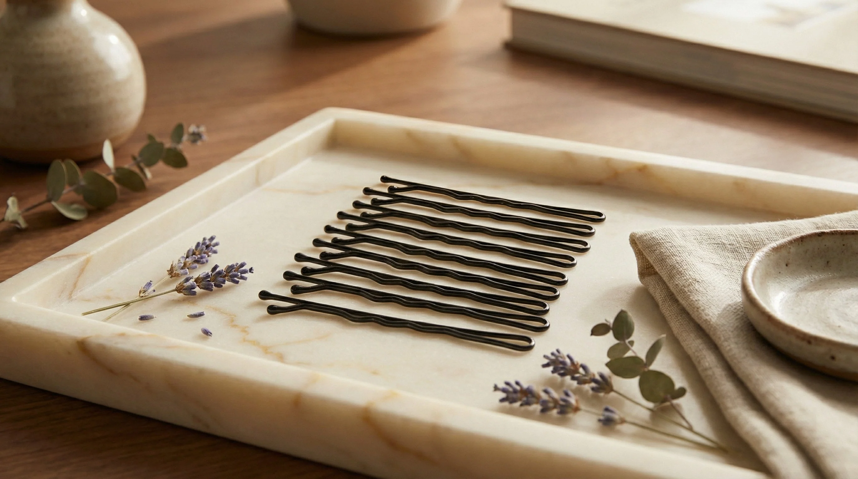 Black Bobby Pins. Pack of 25