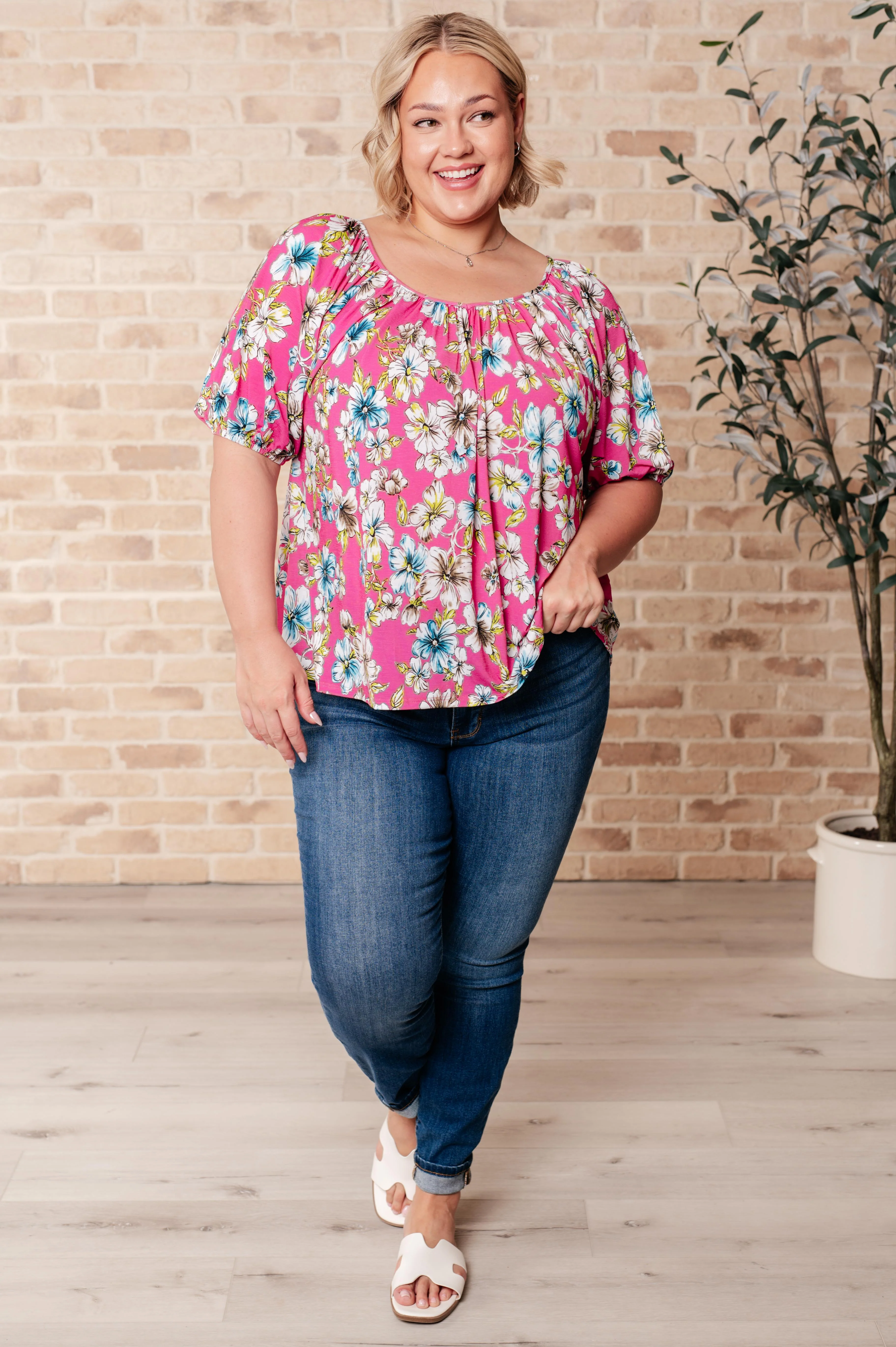 Bloom So Bright Floral Top - Image 3