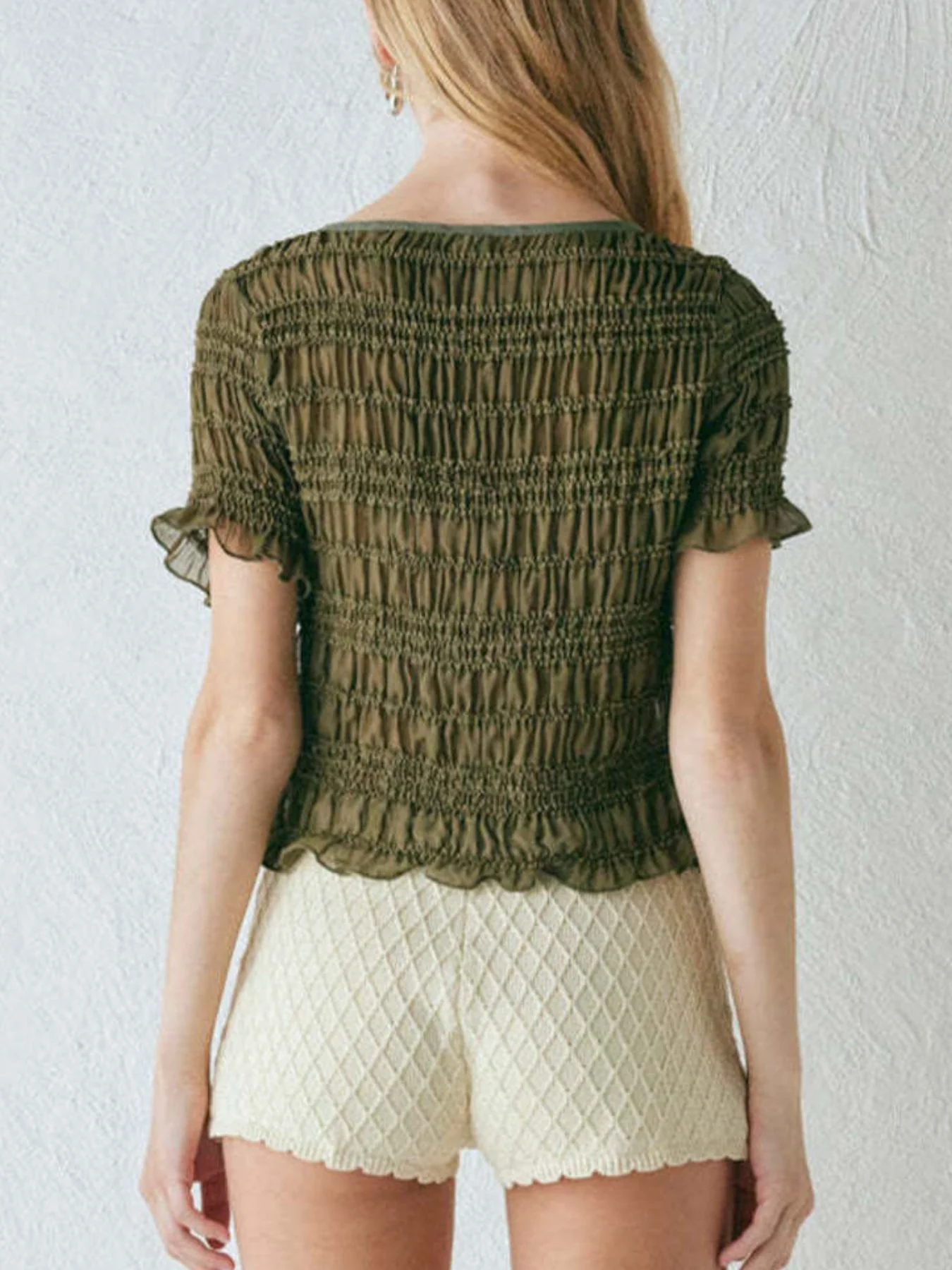 Boho Chic Smocked Top and Maxi Skirt Set - Image 25