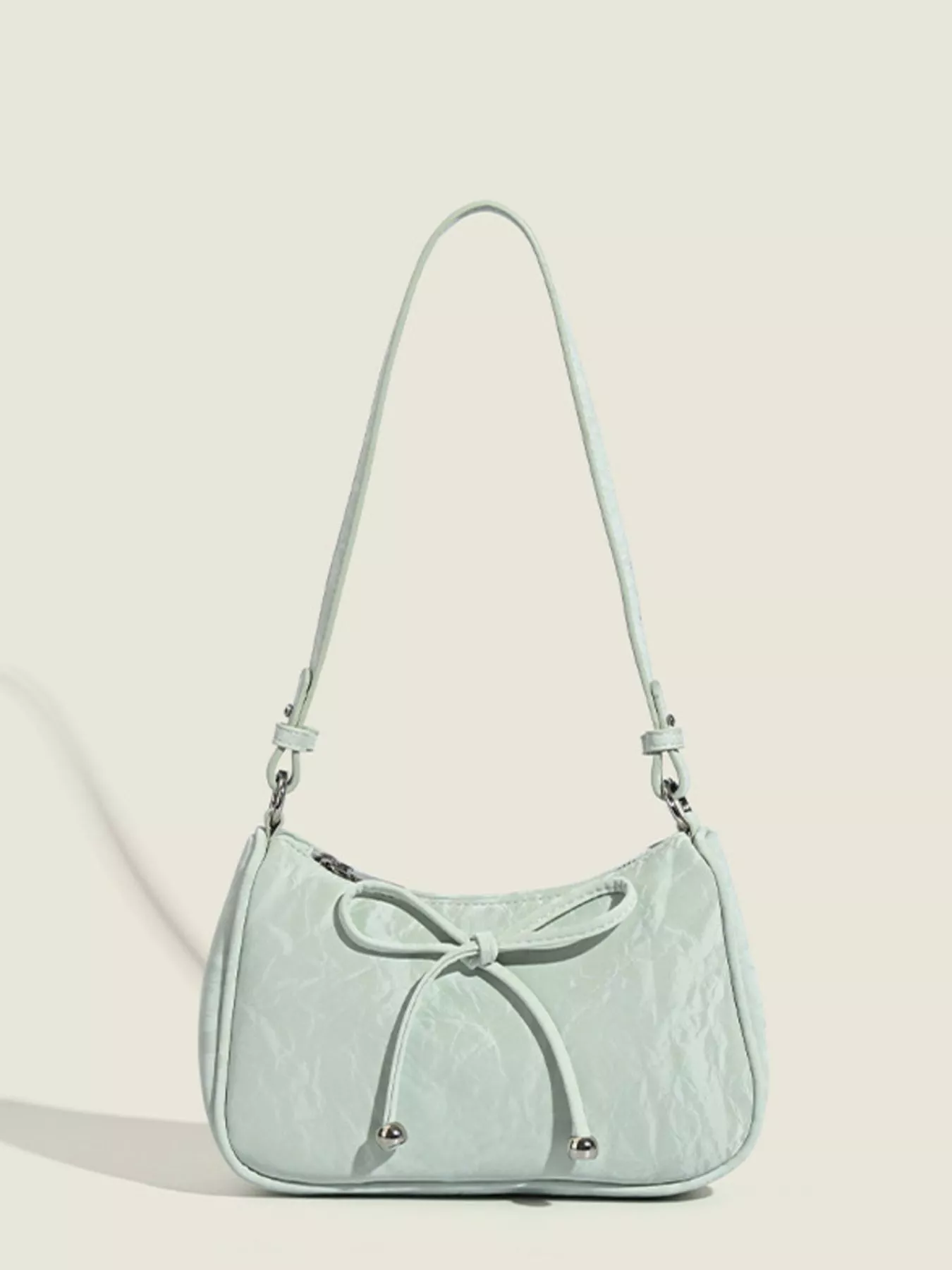 Bow Accent Shoulder Bag - Image 2