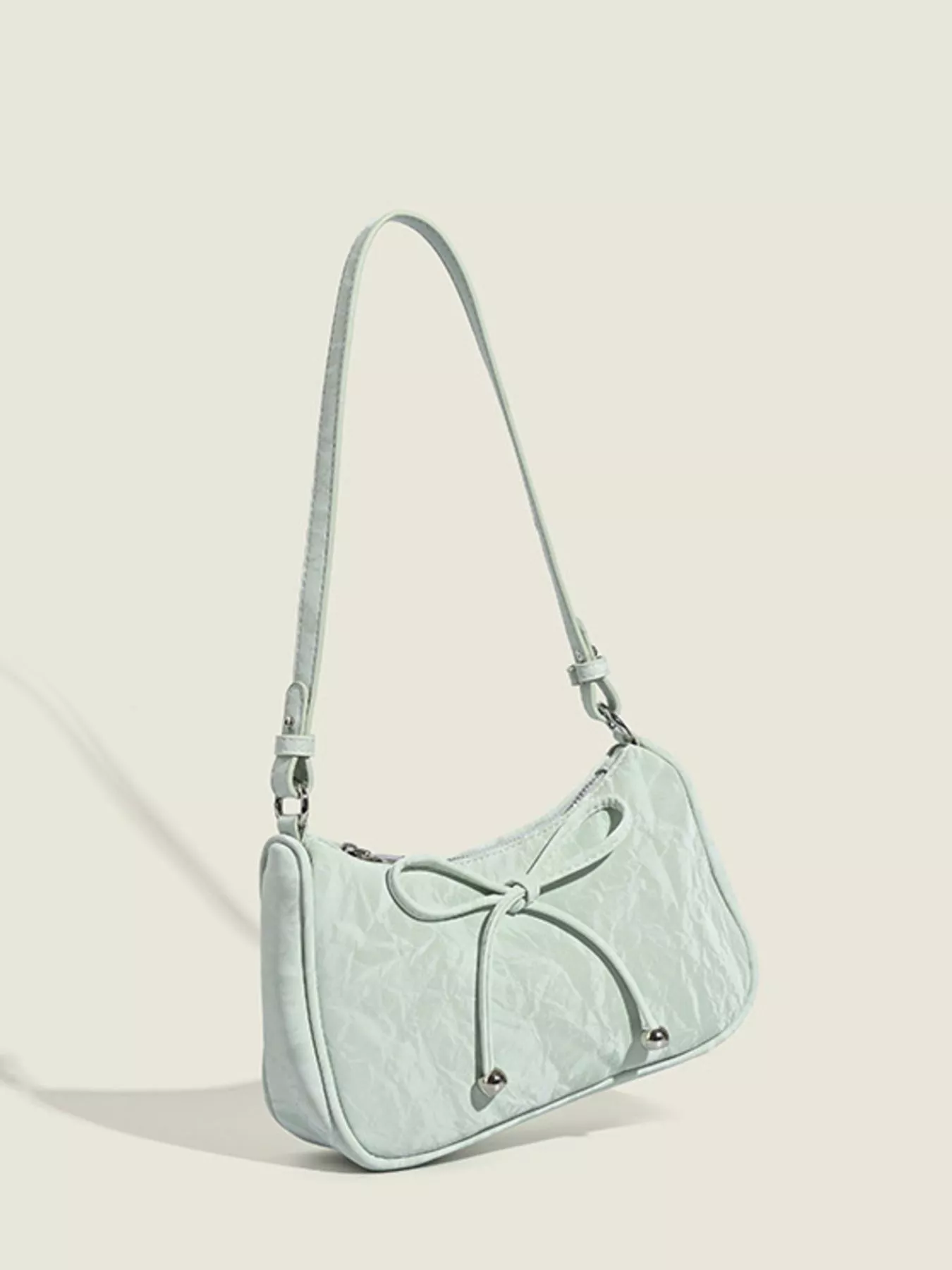 Bow Accent Shoulder Bag - Image 3