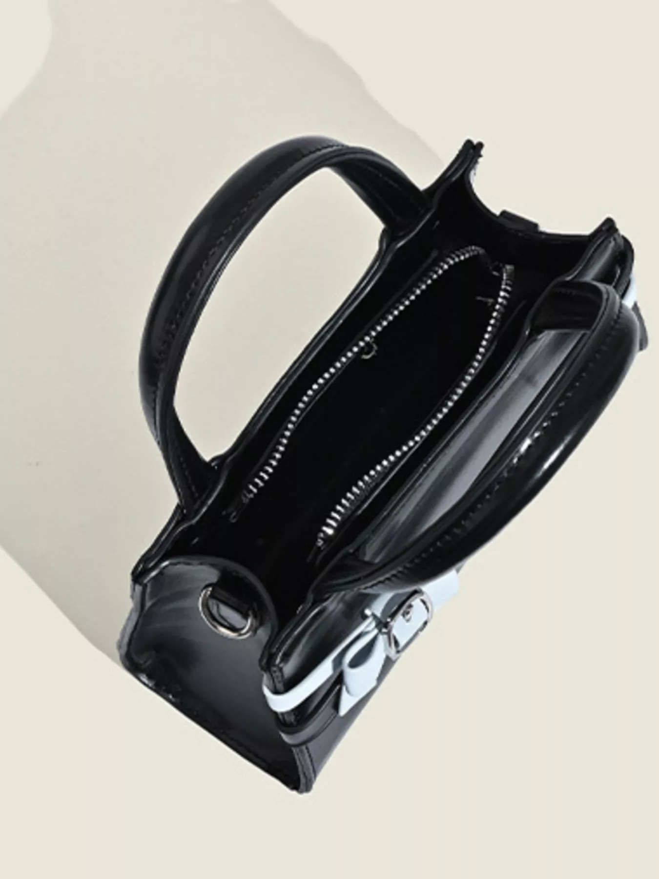 Bow Decor Top Handle Handbag - Image 6
