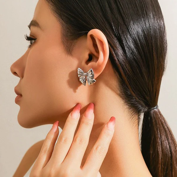 Bow earrings - Image 4