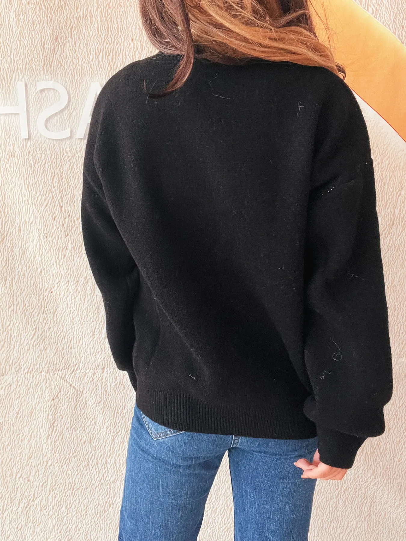 Bow Pattern Casual Long Sleeve Sweater - Image 10