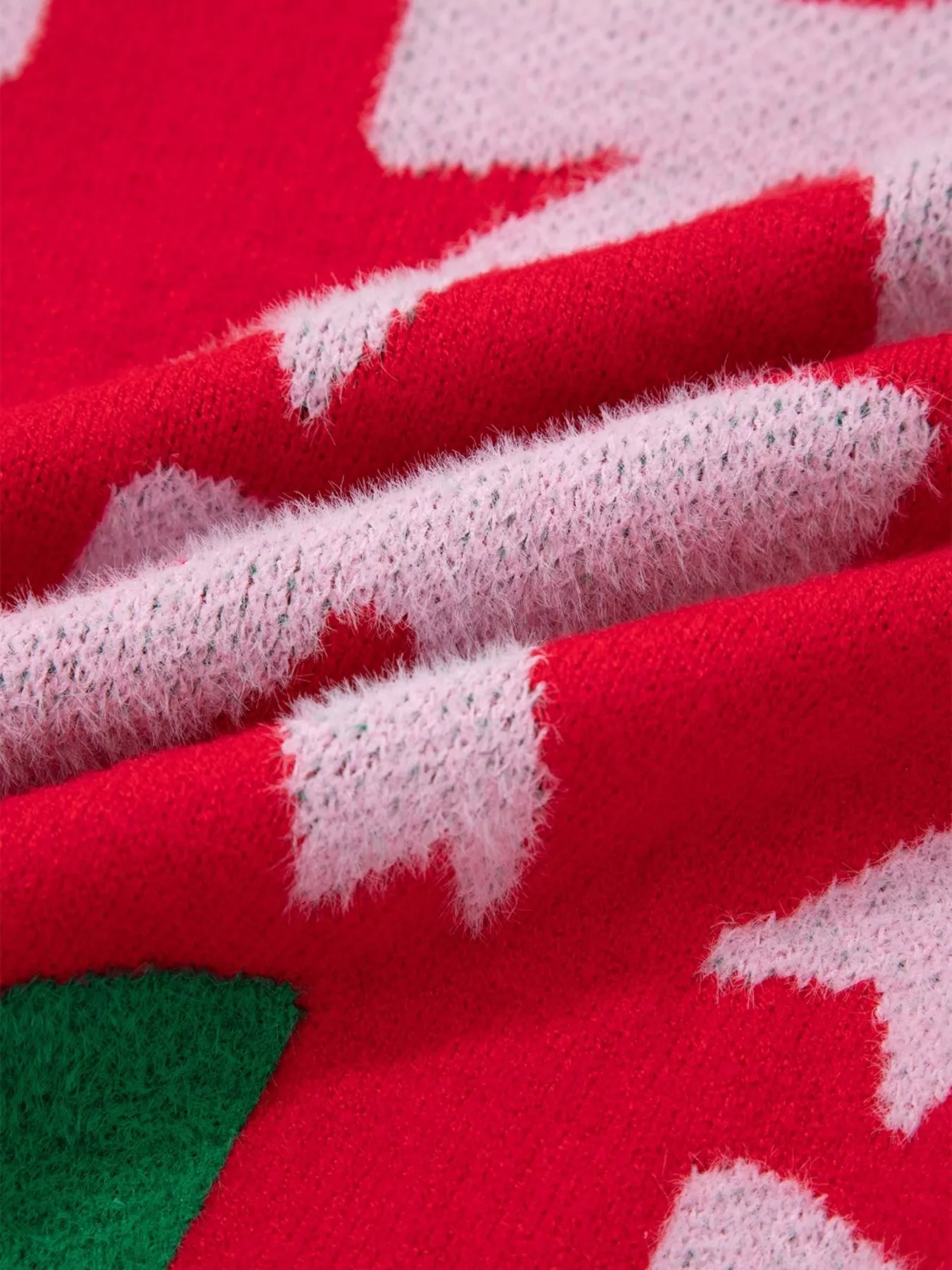 Bow Pearl Embellished Christmas Holiday Sweater - Image 10