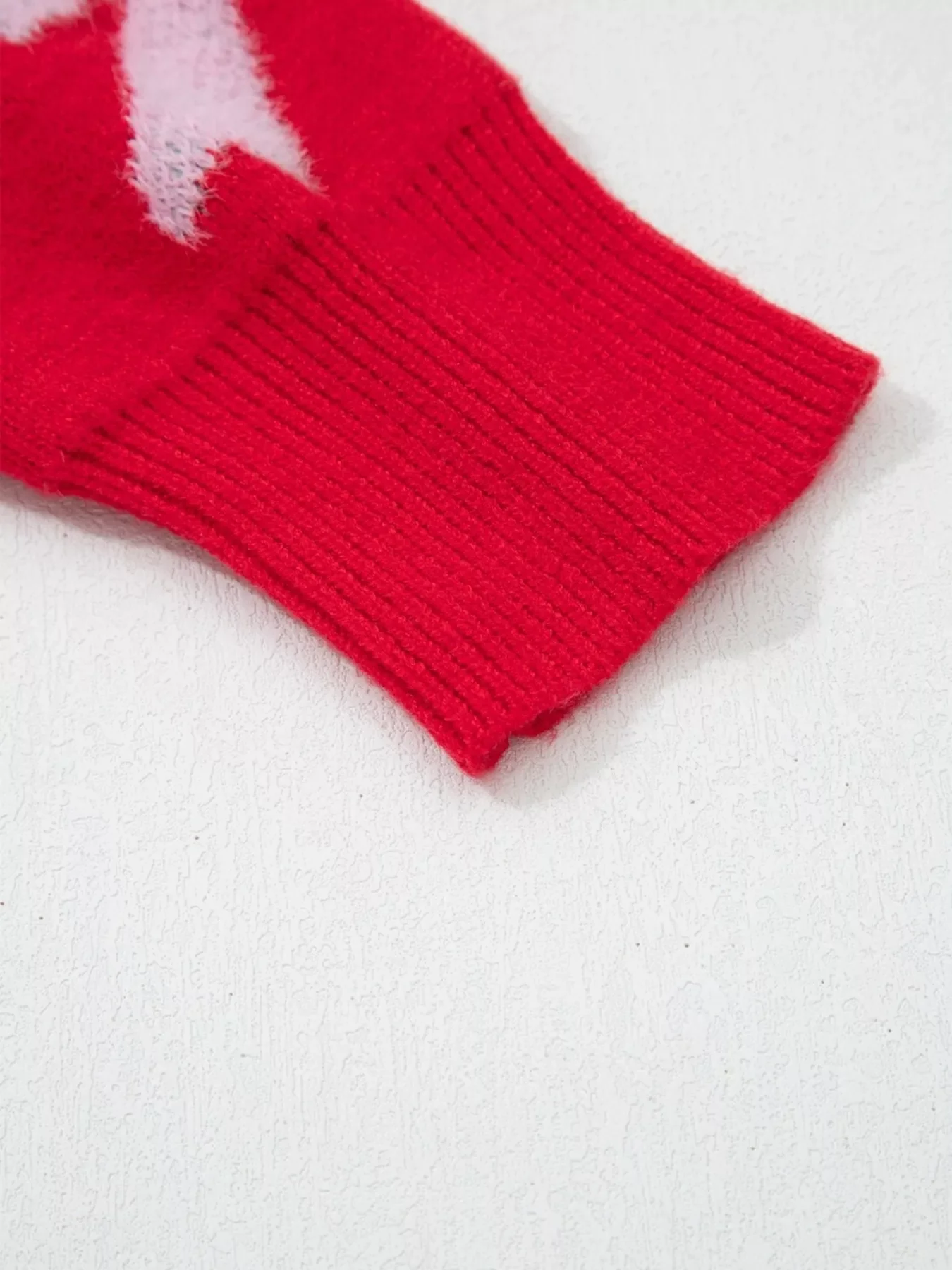 Bow Pearl Embellished Christmas Holiday Sweater - Image 8