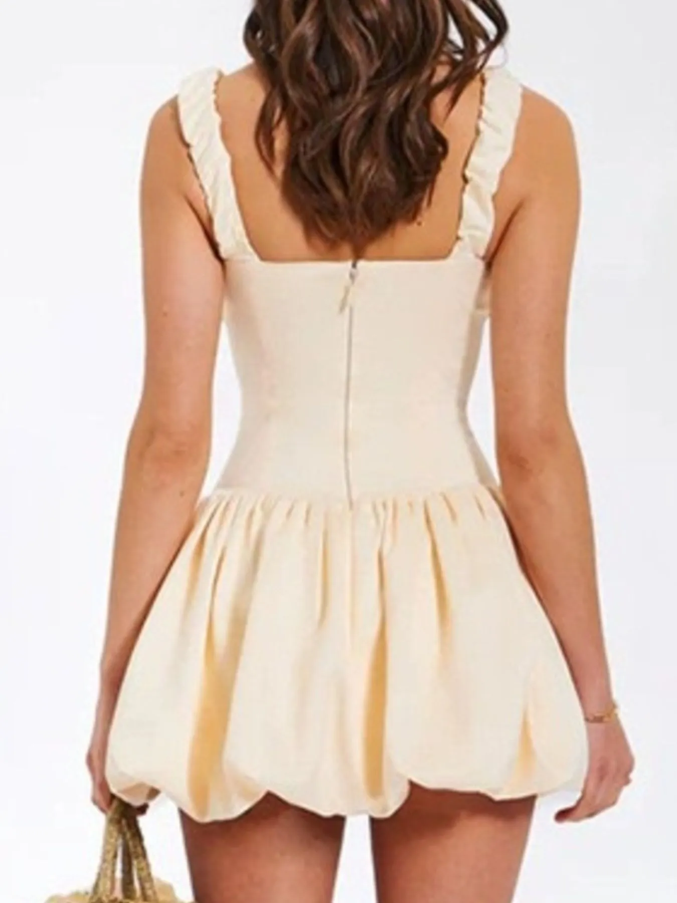 Bubble Hem Mini Dress - Image 6