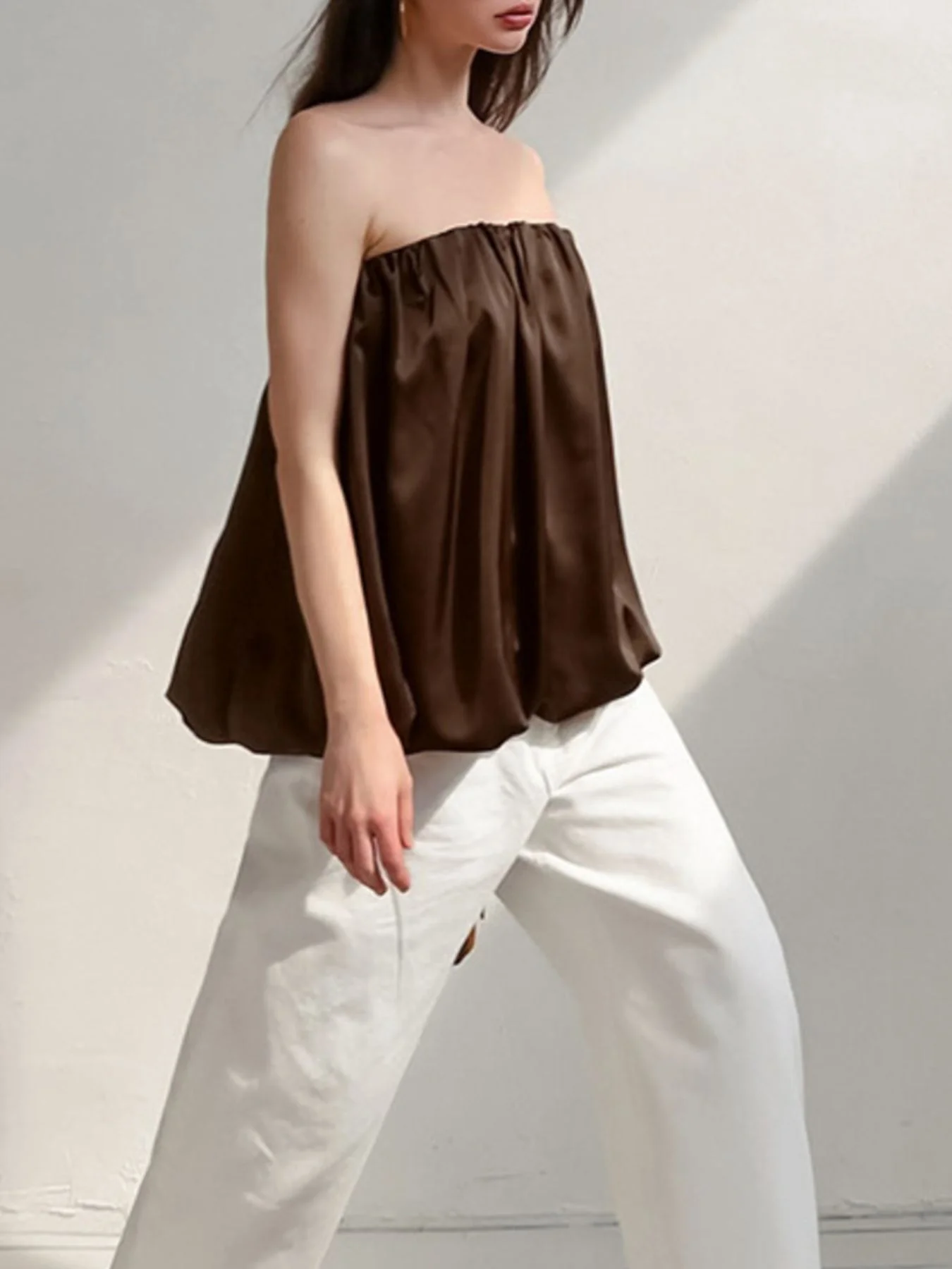 Bubble Hem Tube Top - Image 13