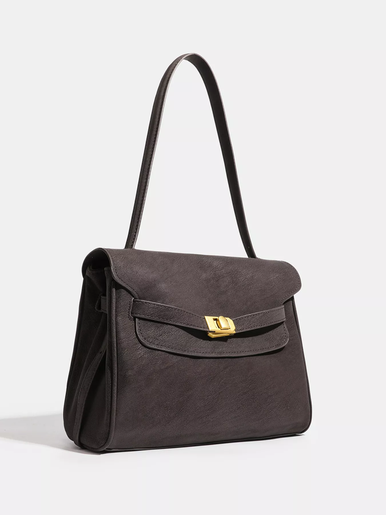 Buckle Closure Shoulder Bag - Image 2