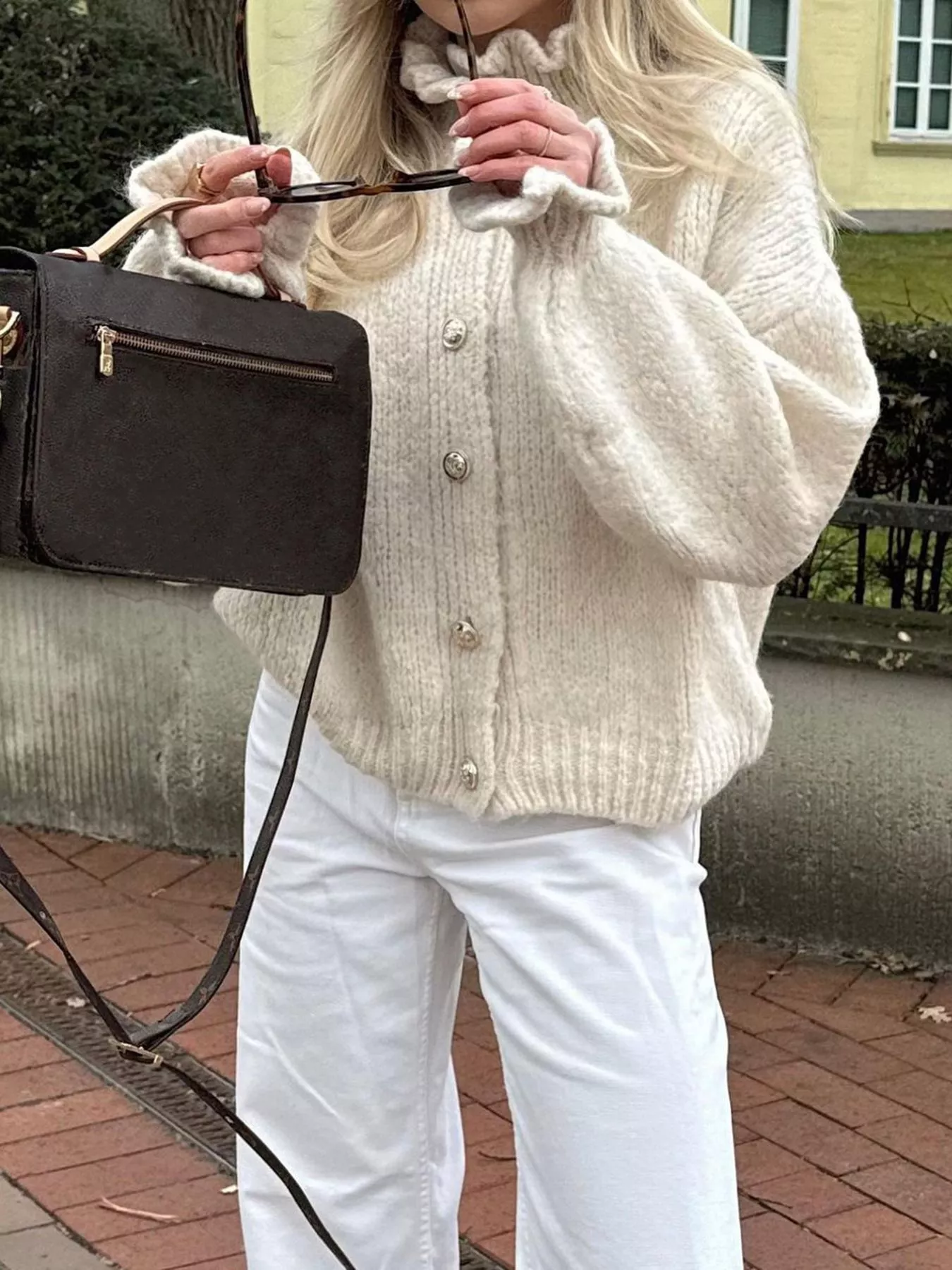 Button-Down Long Sleeve Cardigan - Image 9