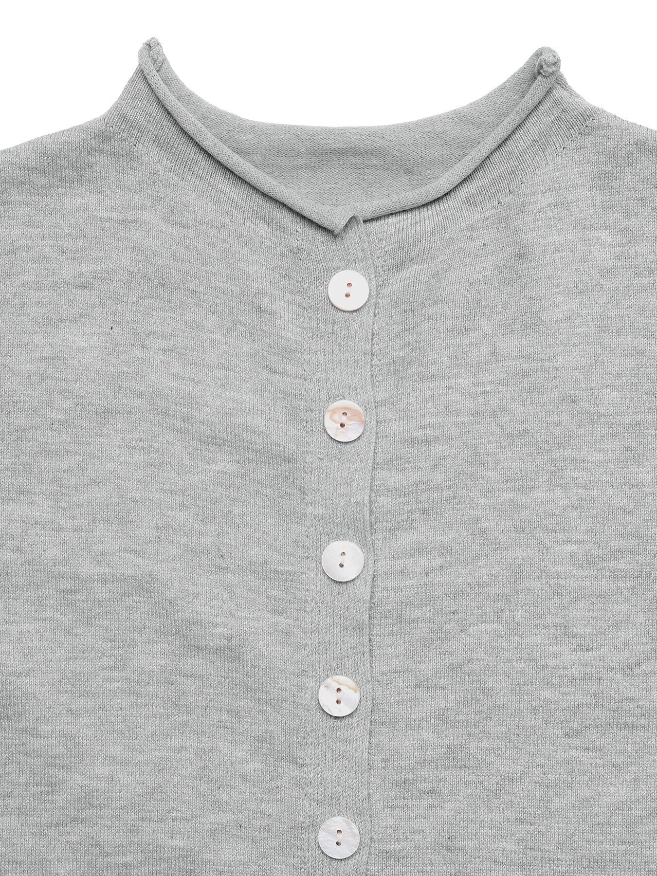 Button-Front Long Sleeve Cardigan - Image 7