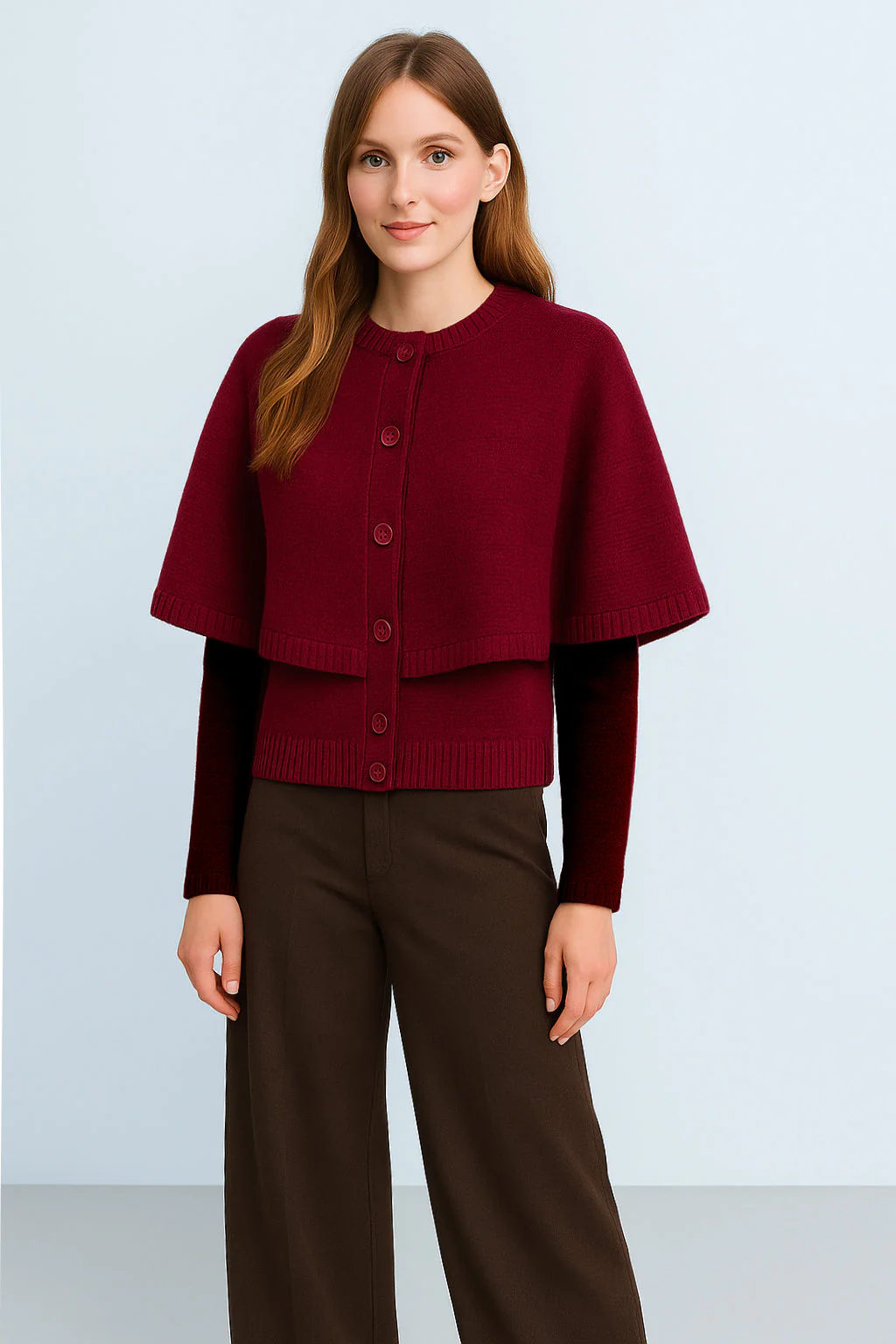 Button Poncho - Image 3