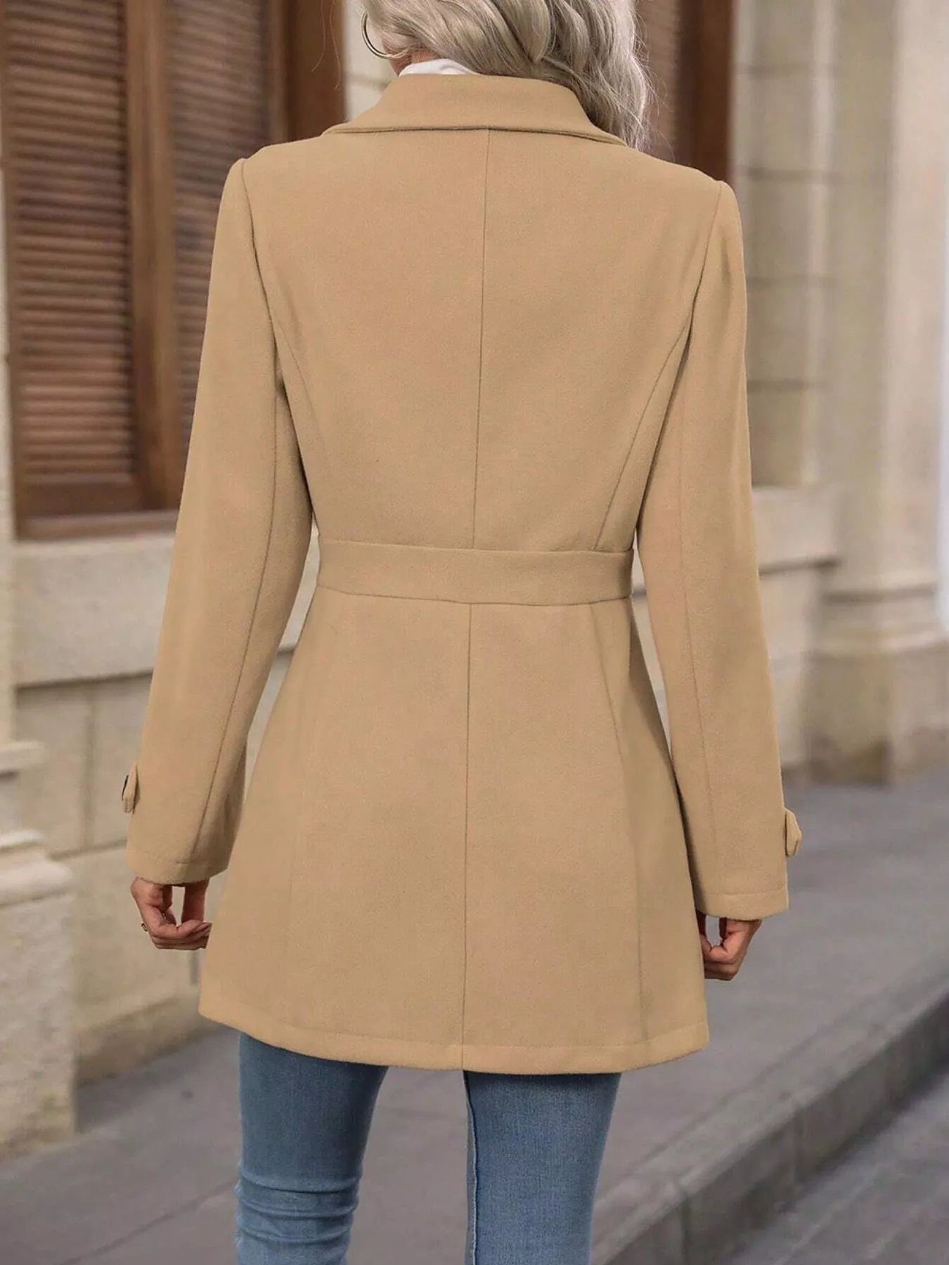 Button Up Long Sleeve Coat - Image 16