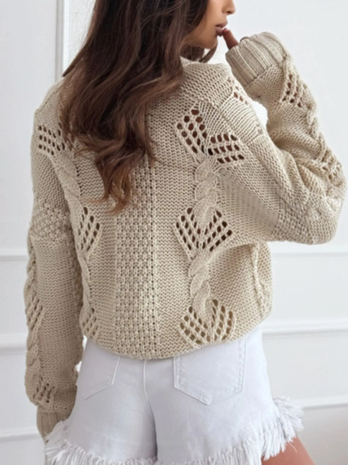 Button Up V-Neck Cardigan - Image 14