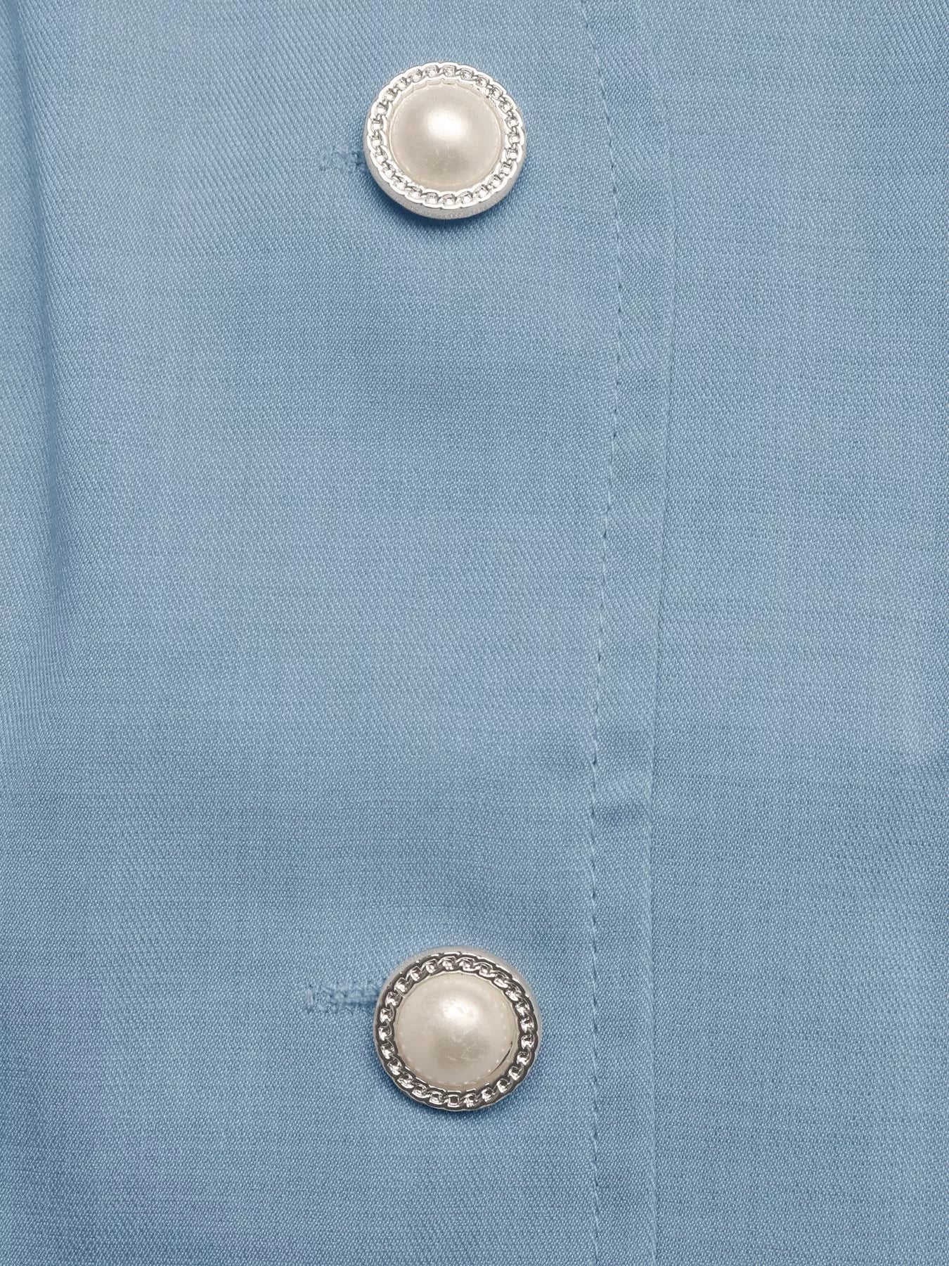 Button Up Vest & Shorts Two-Piece Set - Image 8
