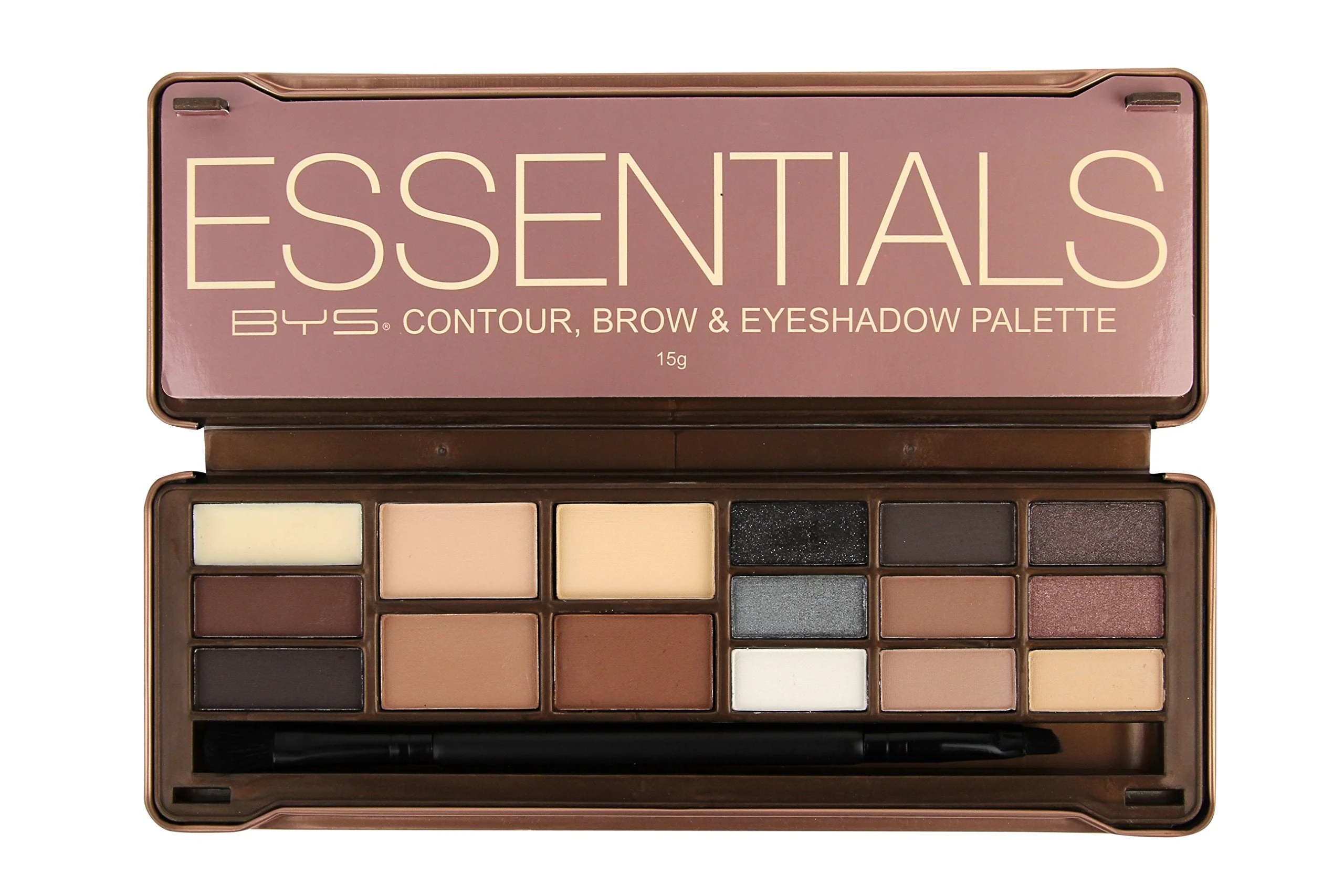 BYS Contour, Brow & Eyeshadow Palette - Essentials 15g/0.5oz