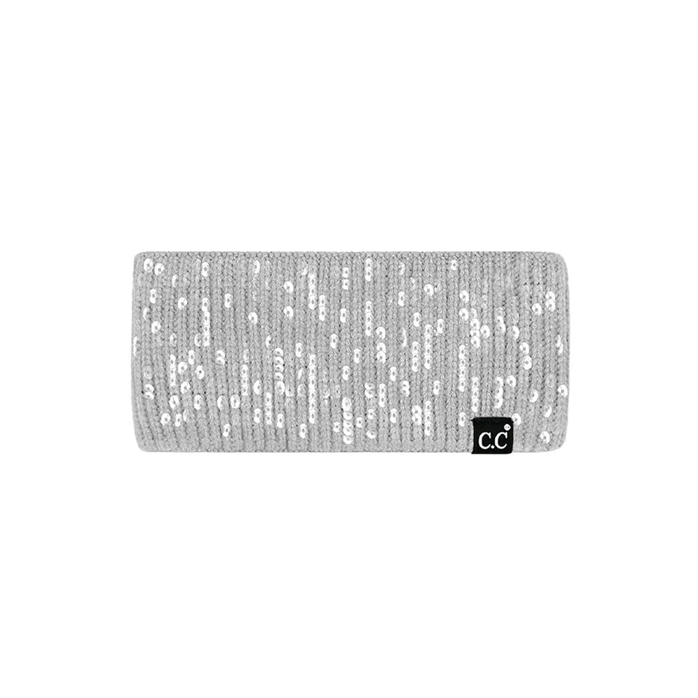 C.C All Over Clear Sequin Headwrap - Image 6
